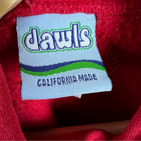 RARE Vintage DAWLS California Skate Hoodie Large - Picture 5 of 6